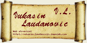 Vukašin Laudanović vizit kartica